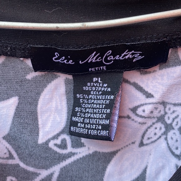 Ellie MCArthy floral dress sz. Petite large - Picture 3 of 3